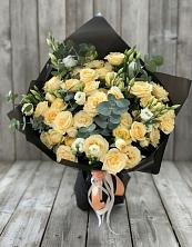 Букет цветов из:  Розы и Лизиантусы в Боршева