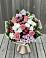 Букет цветов из: Альстромерии, Гвоздики, Розы и Хризантемы в Боршева