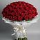 Букет 101 Красная роза Блэк Мэджик в Боршева