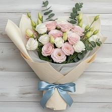 Букет цветов из:  Лизиантусы в Боршева