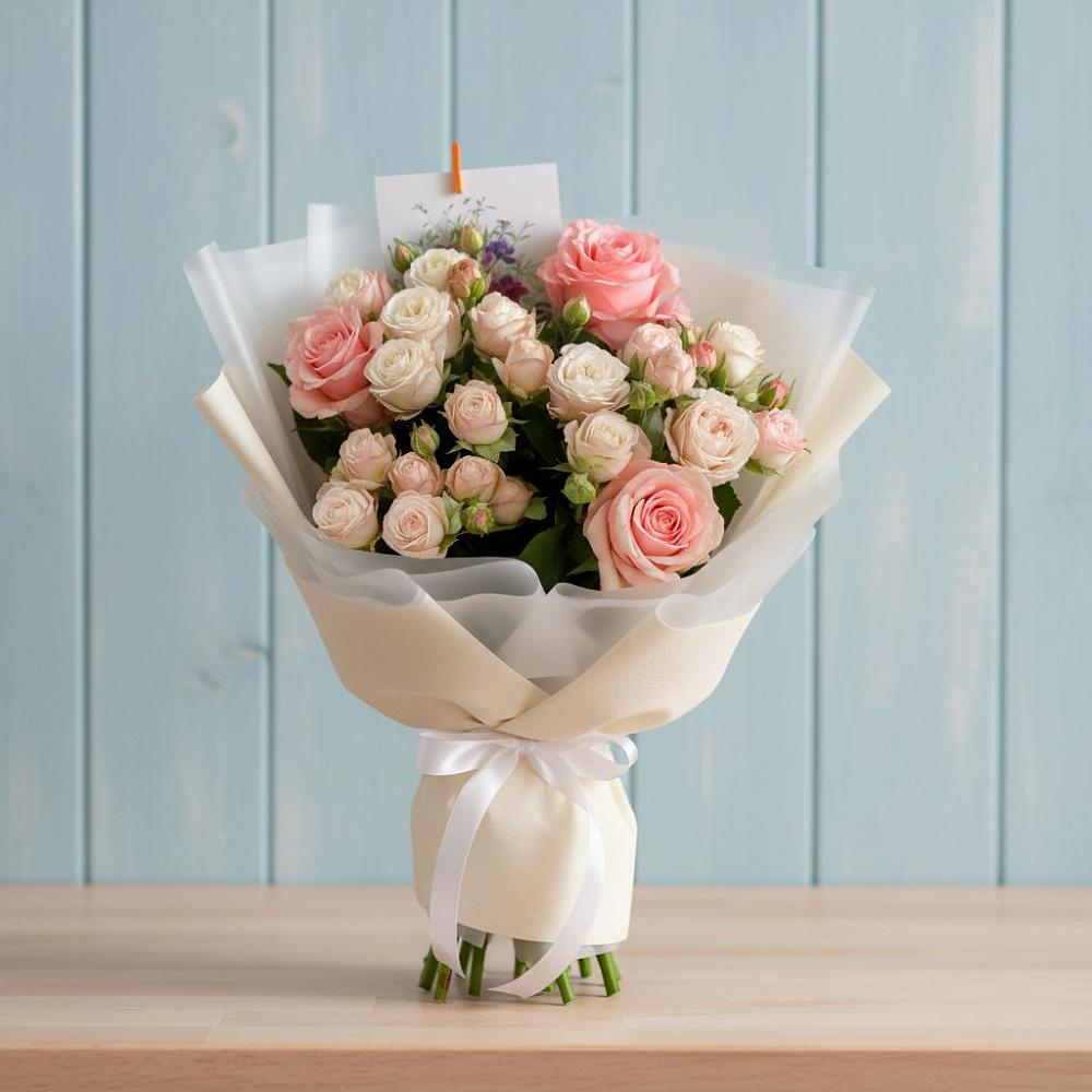 Букет цветов из: Розы в Боршева