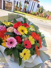 Букет цветов из:  Герберы #REPLACE_PRED# Боршева