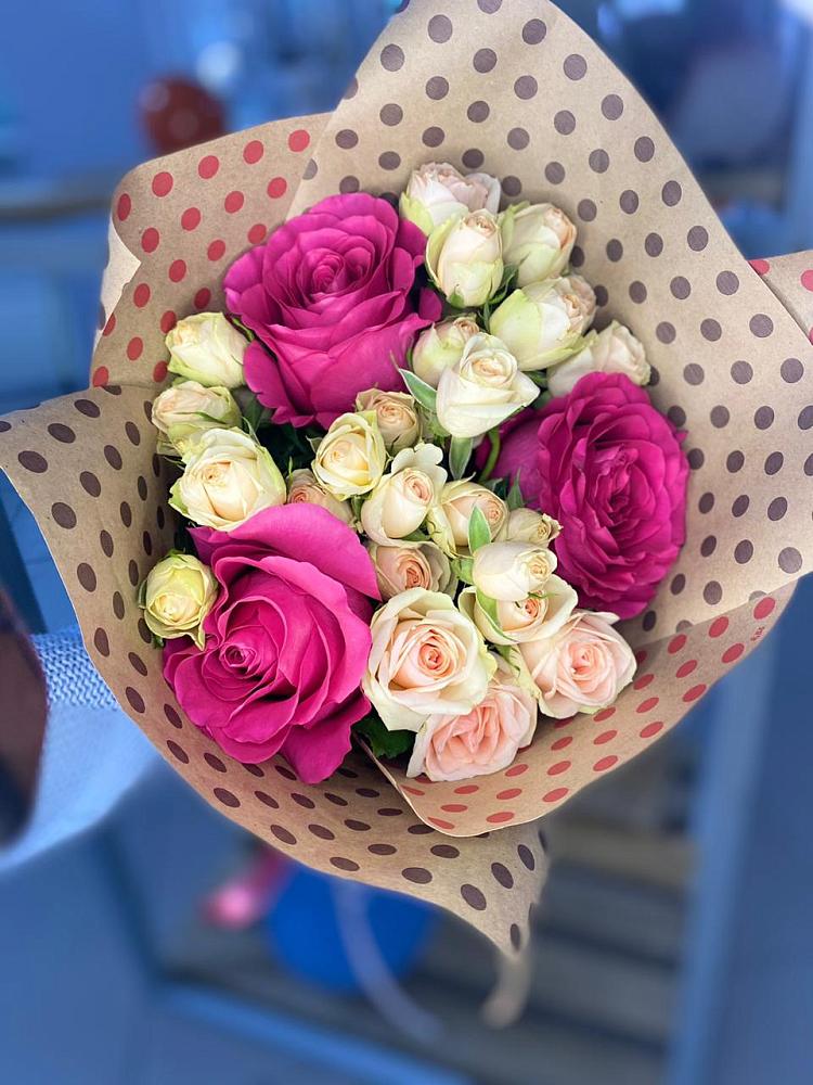 Букет цветов из: Розы в Боршева