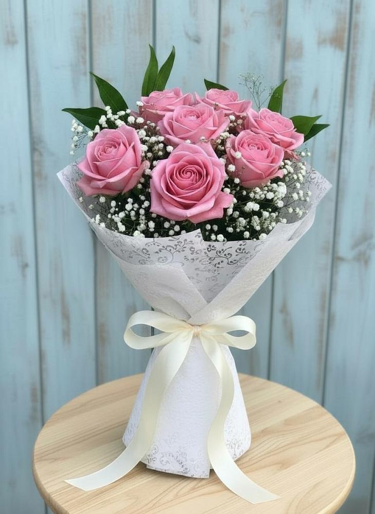 Букет цветов из: Розы в Боршева