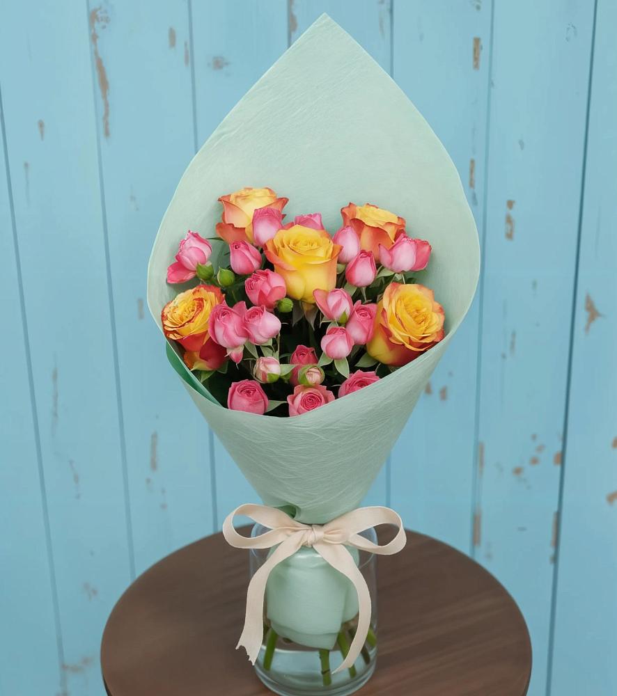 Букет цветов из: Розы в Боршева