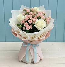 Букет цветов из:  Розы в Боршева