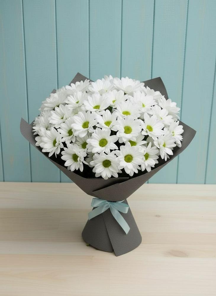 Букет цветов из: Хризантемы в Боршева