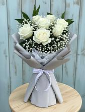 Букет цветов из:  Розы в Боршева