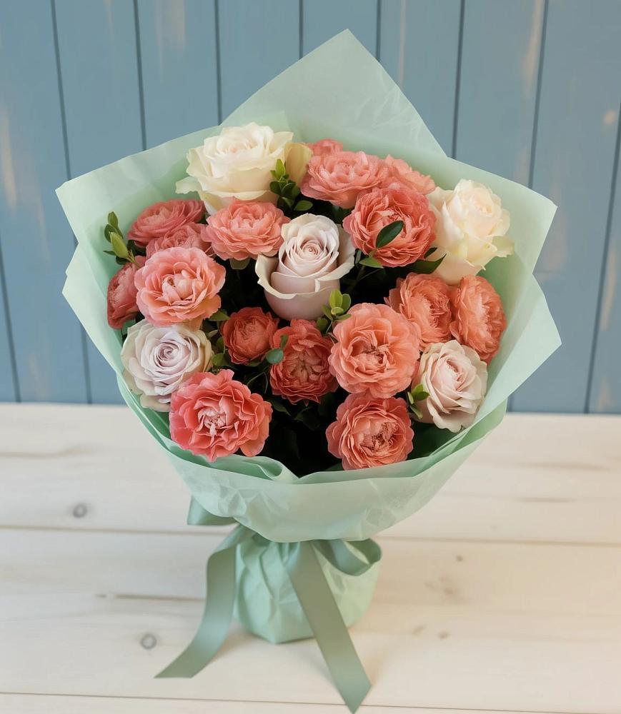 Букет цветов из: Розы в Боршева