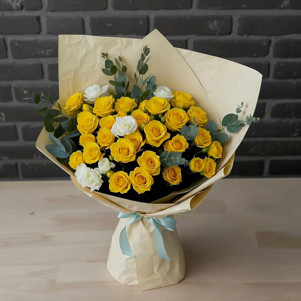 Букет цветов из: Розы в Боршева