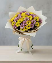 Букет цветов из:  Хризантемы в Боршева