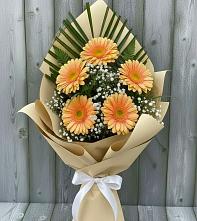 Букет цветов из:  Герберы в Боршева