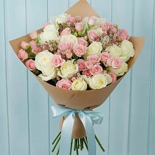 Букет цветов из:  Розы в Боршева