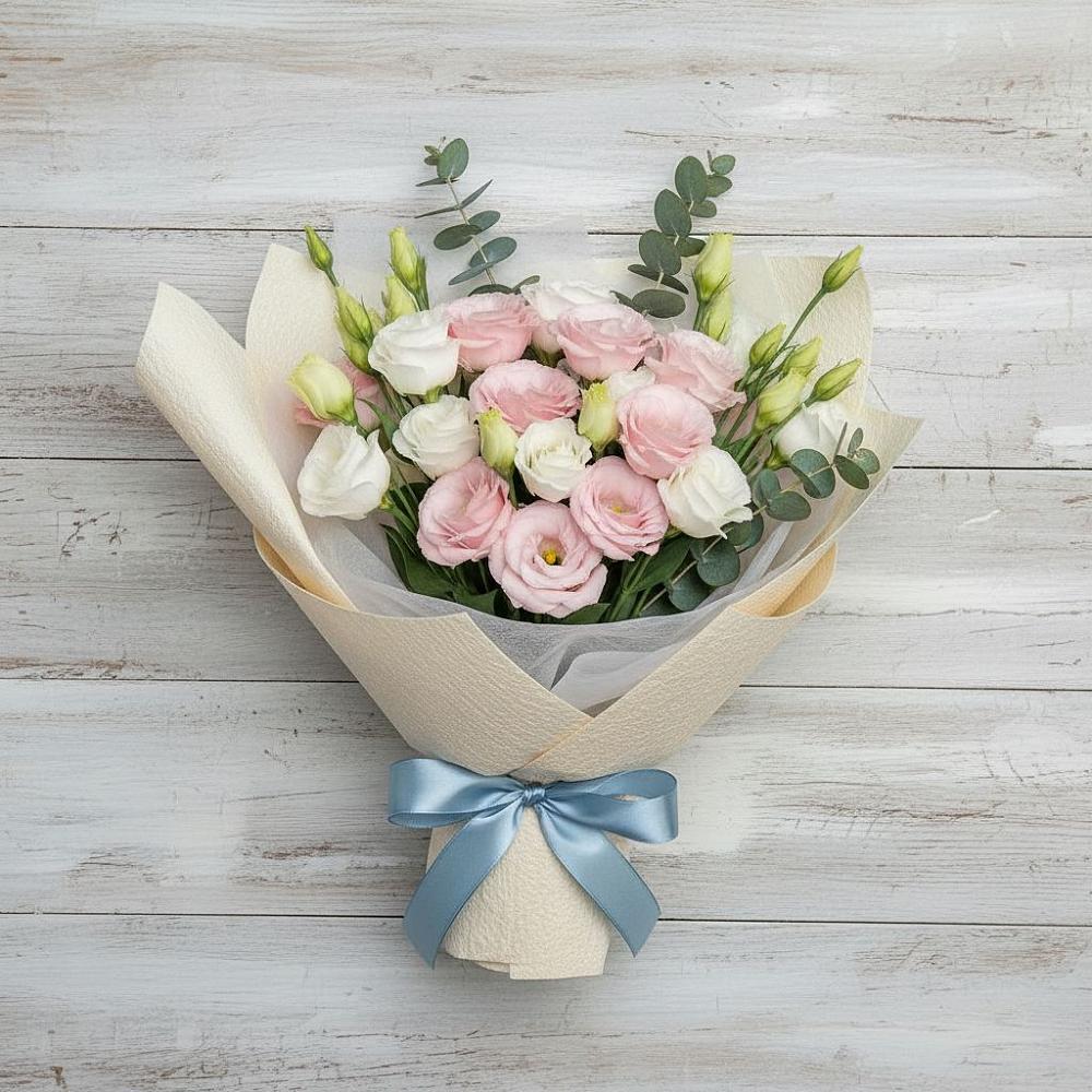 Букет цветов из: Лизиантусы в Боршева